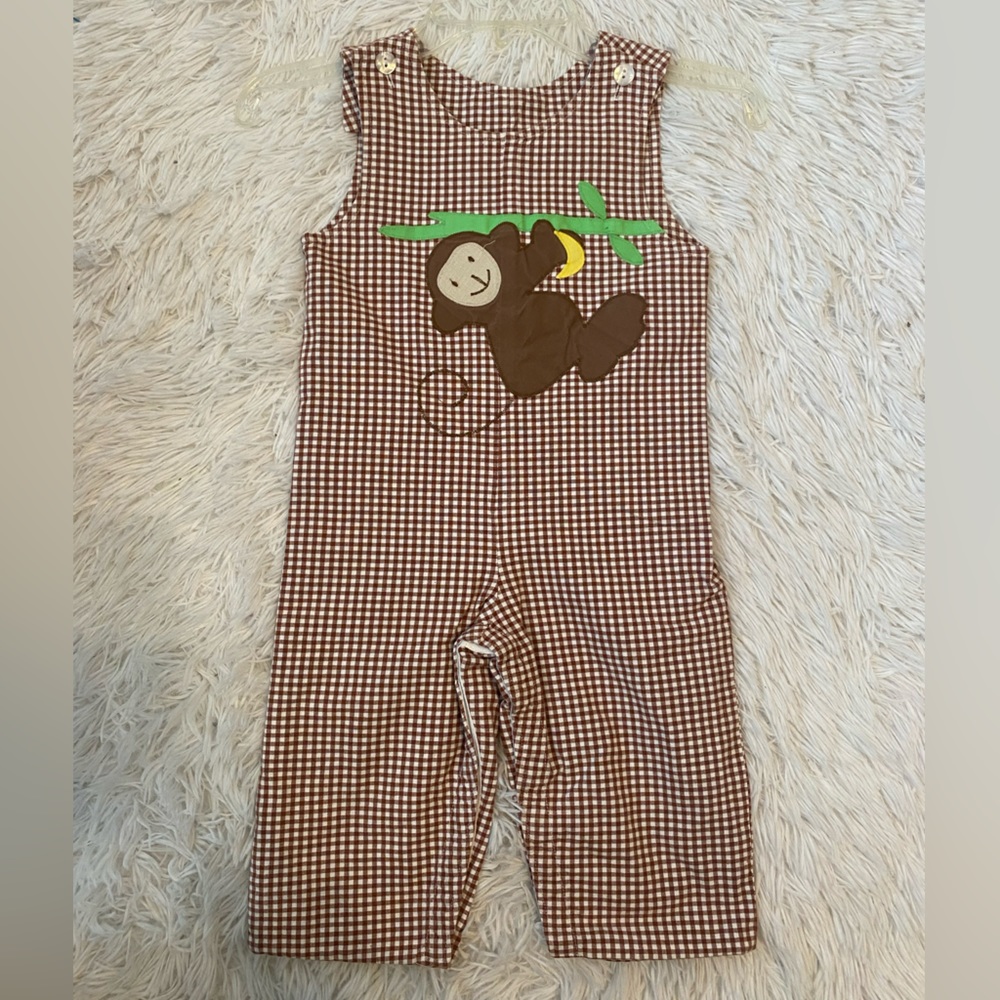 Boys Boutique Monkey Romper